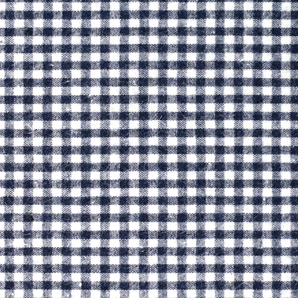 Gingham Flannel Pocket Square - Blue