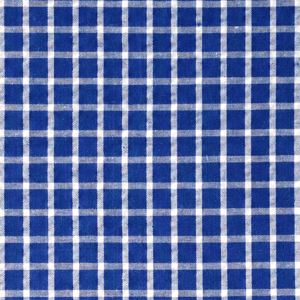 Seersucker Checkered Pocket Square - Blue
