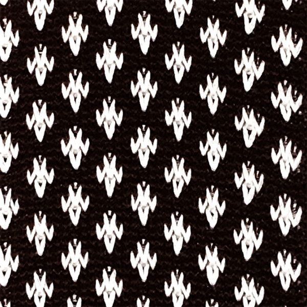 Patterned Knitted Necktie - Cocoa Brown