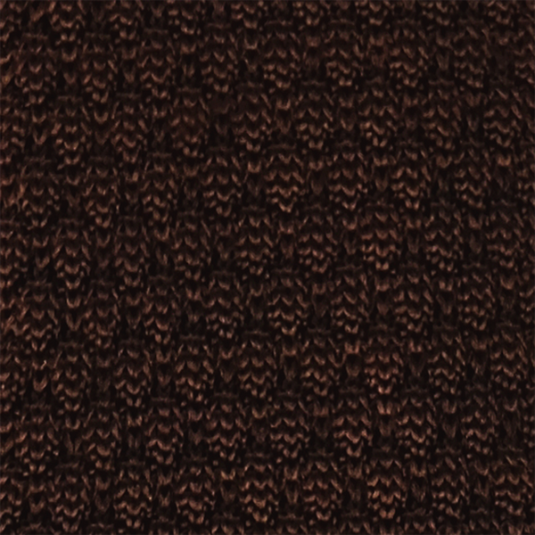 Chesterfield Knitted Necktie - Cocoa Brown