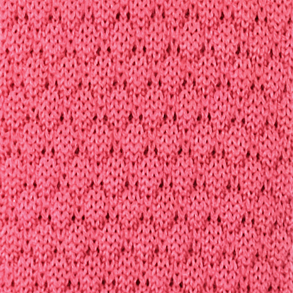 Chesterfield Knitted Necktie - Coral Pink