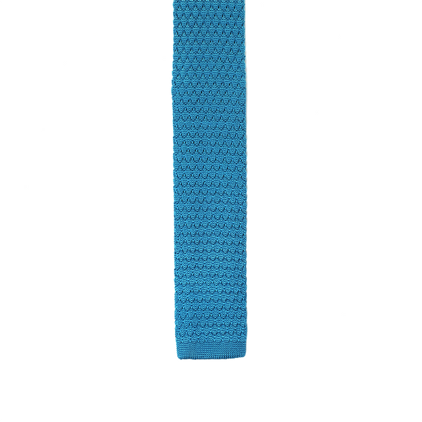 Chesterfield Knitted Necktie - Harbor Blue