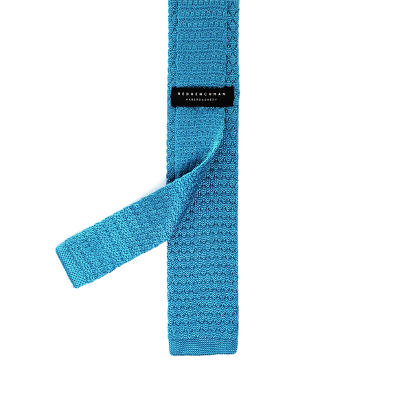 Chesterfield Knitted Necktie - Harbor Blue