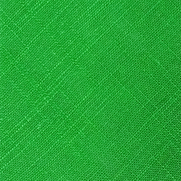 Linen Necktie - Apple Green