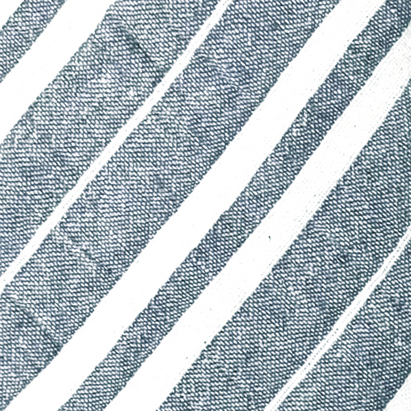 Seersucker Striped Necktie - Blue