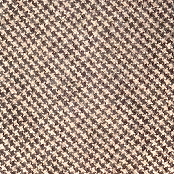 Houndstooth Necktie - Brown