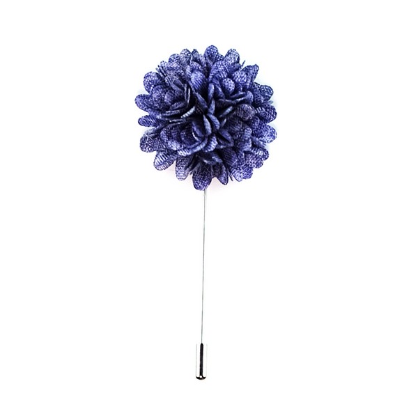 Lapel Pin Marigold Boutonniere - Lavender Purple