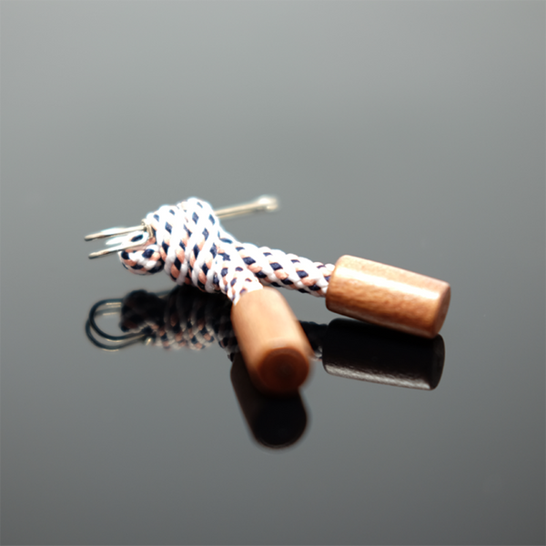 Lapel Pin Knotted Tassel - Pastel Pink