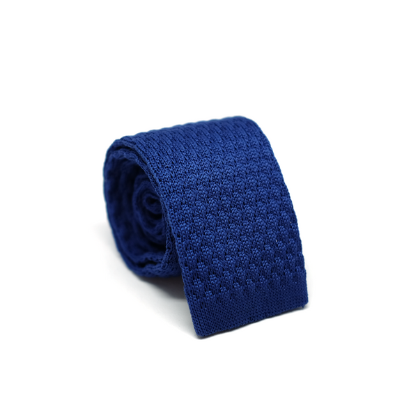 Chesterfield Knitted Necktie - Royal Blue