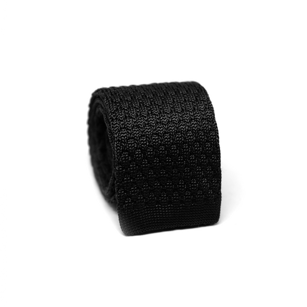 Chesterfield Knitted Necktie - Black
